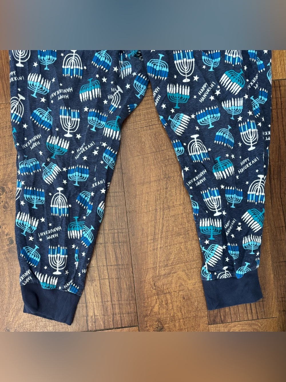 Old navy Hanukkah pajamas set woman NWT & GUC Sz large - Picture 10 of 12